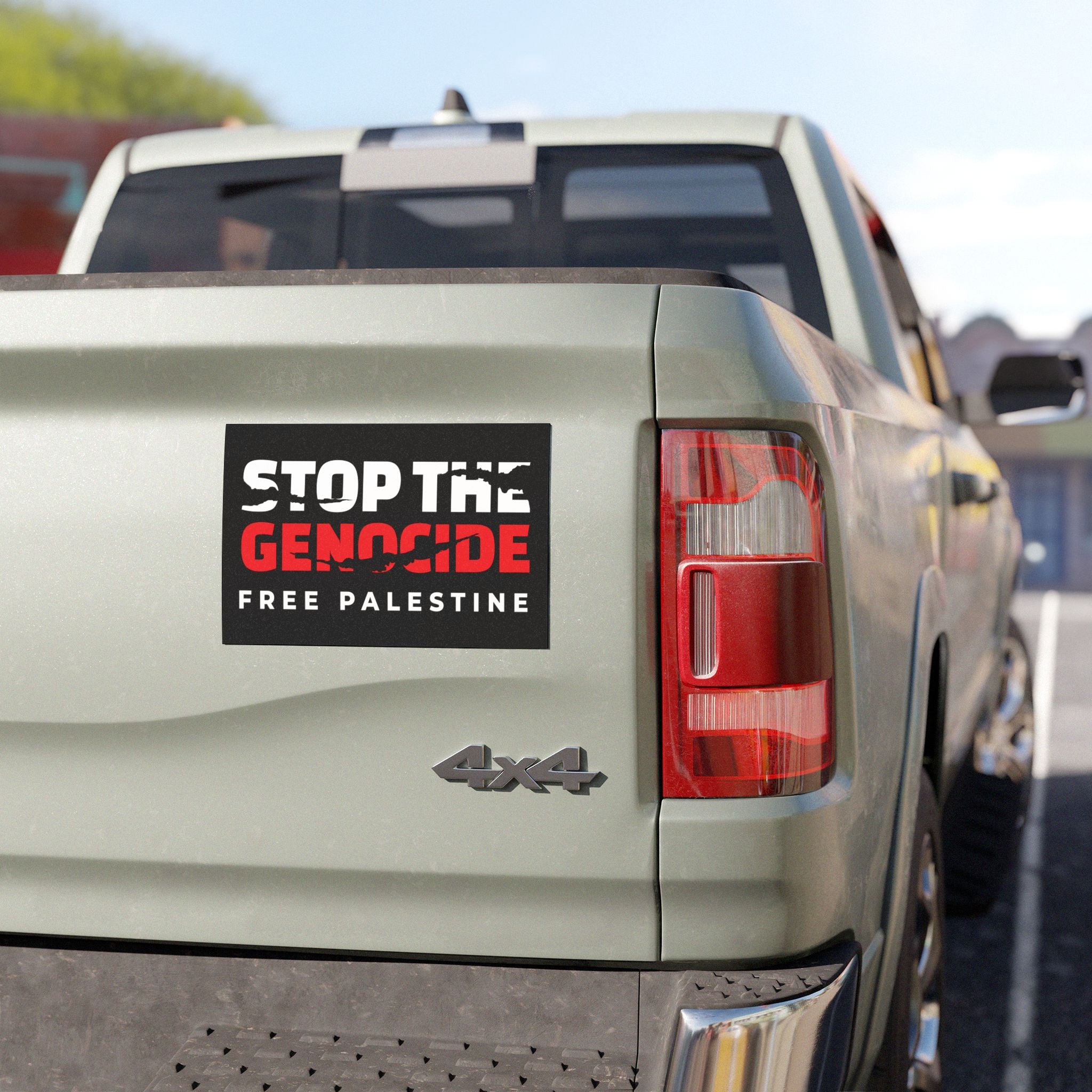 Stop the Genocide Car Magnet - Home Decor