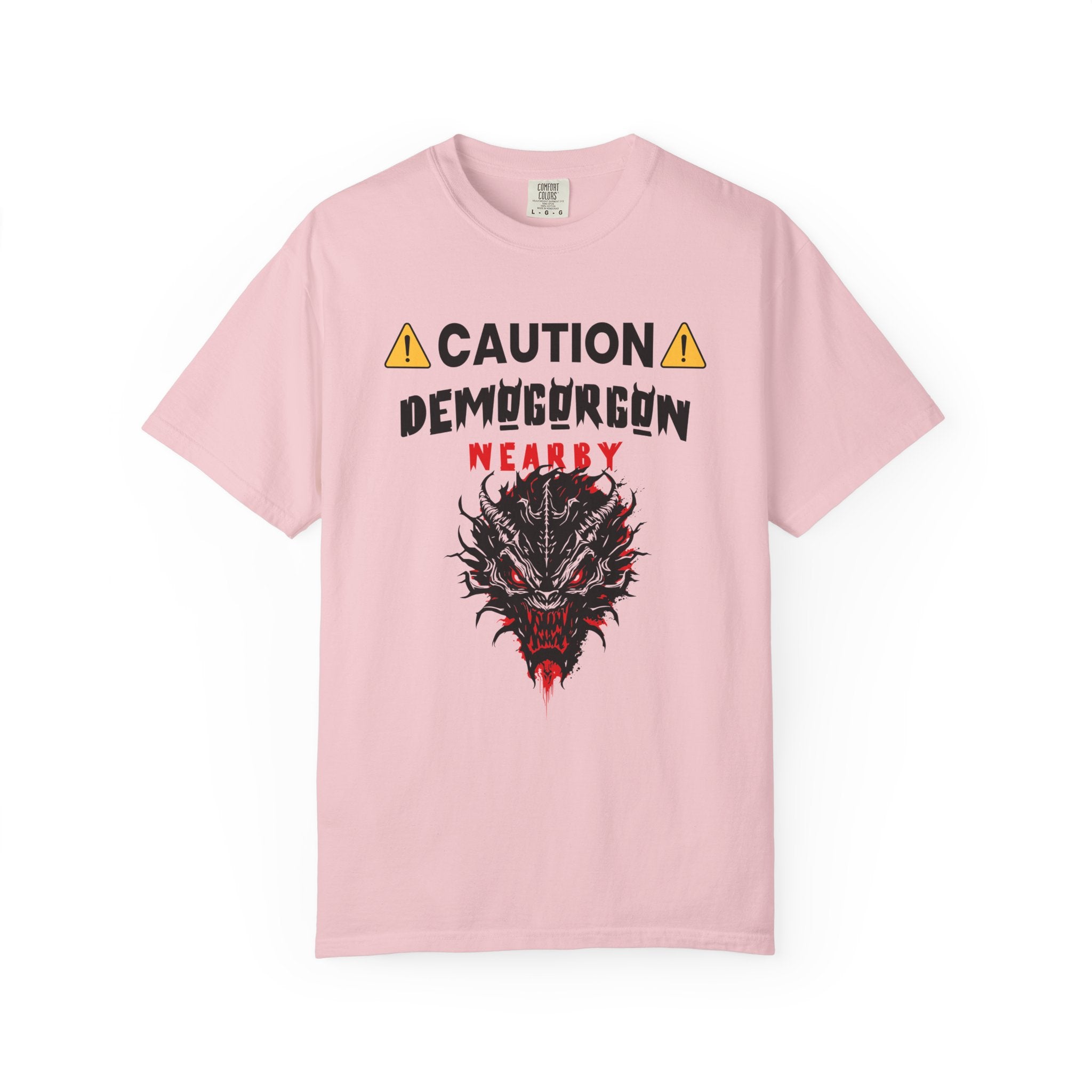 ⚠️ Caution: Demogorgon Nearby T-Shirt - Blossom / S - T-Shirt