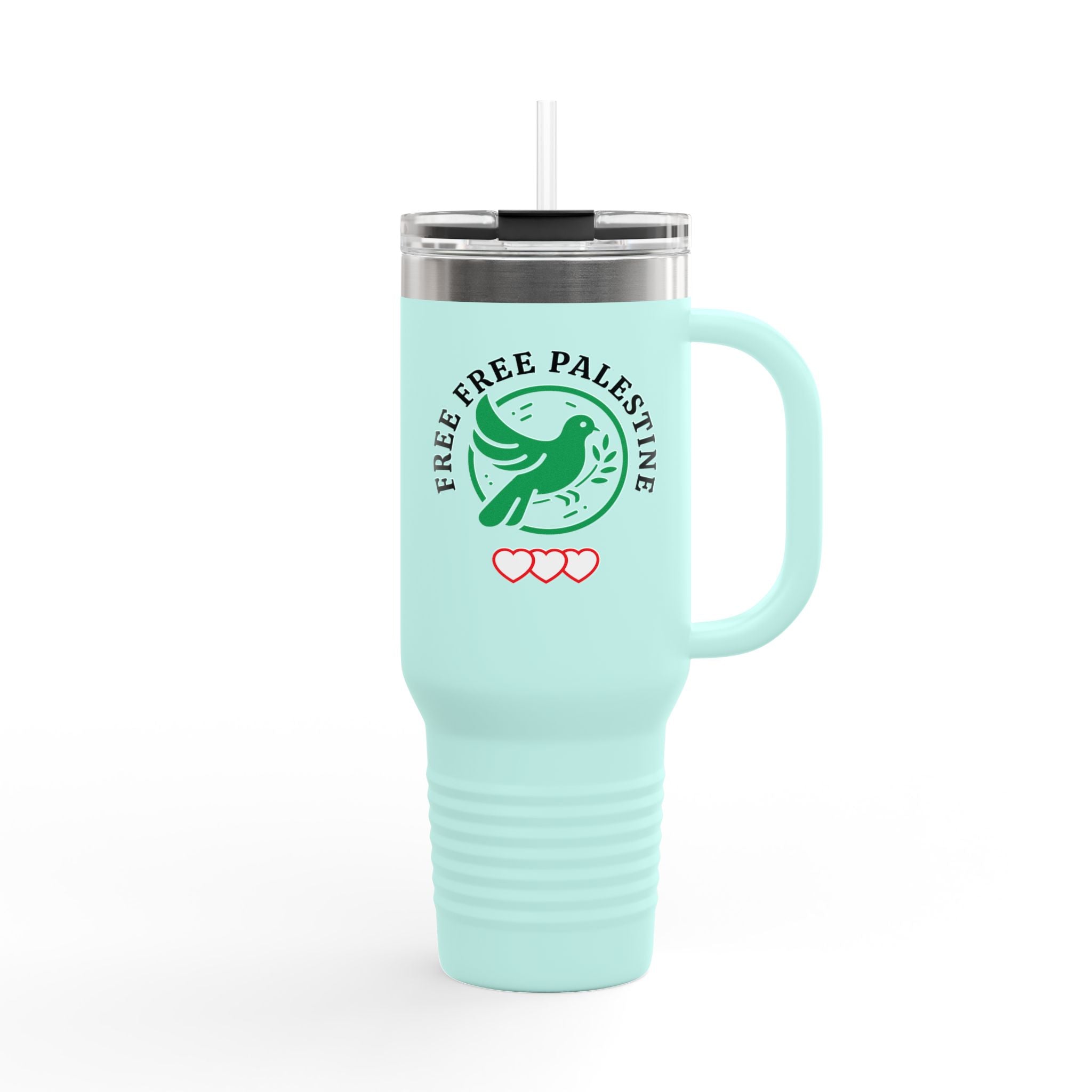 Free Palestine Insulated Travel Mug