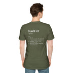Teacher Definition T-Shirt (V5 - Back Print) - T-Shirt