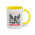 Stop the Genocide Accent Coffee Mug