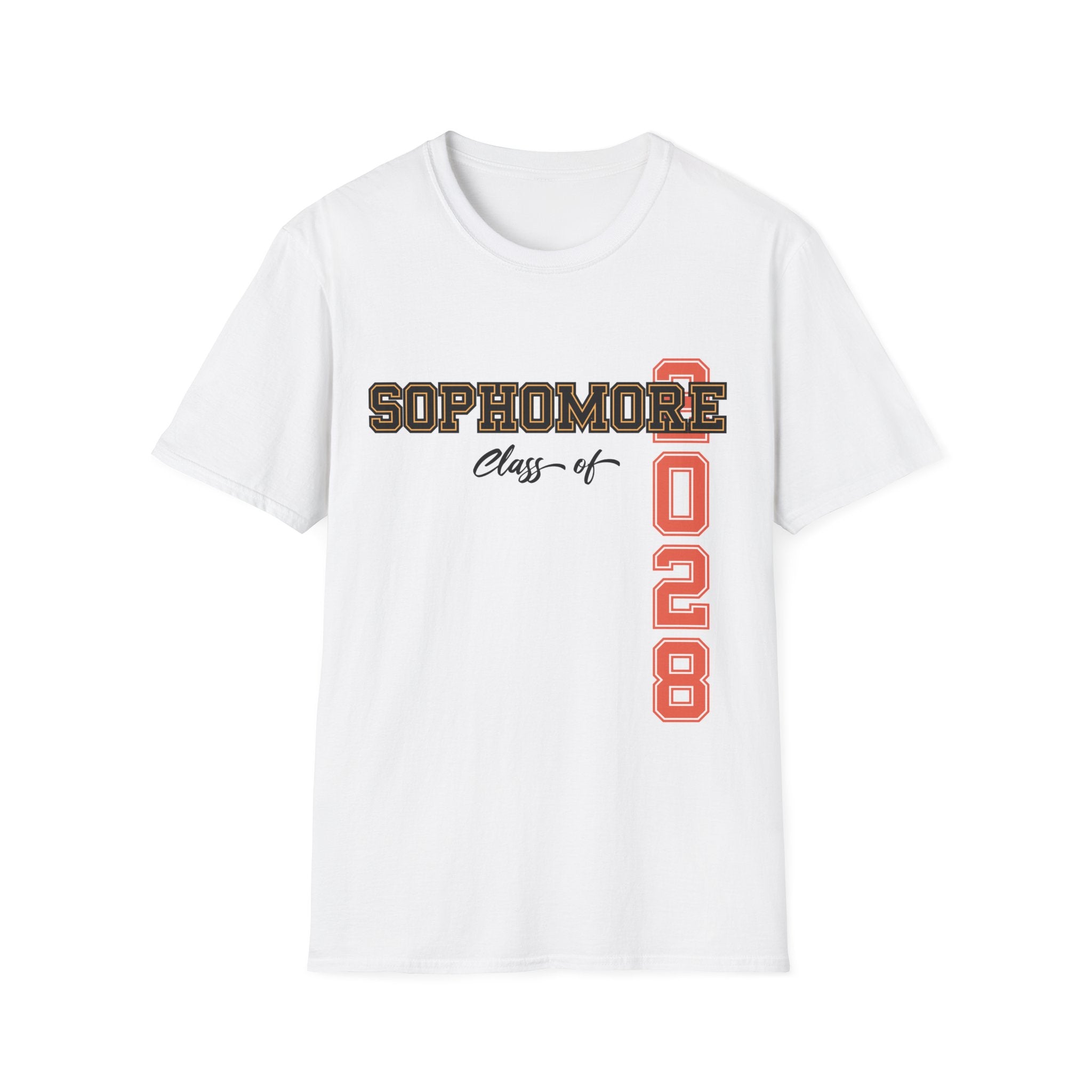 Sophomore Class of 2028 T-Shirt | Graduation Shirt | School Spirit Tee | Trendy Back to School Apparel | Gift