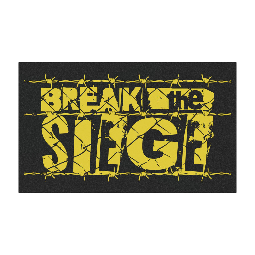 Break the Siege Car Magnets - 7.5’’ × 4.5’’ / Rectangle / 1 pc - Home Decor
