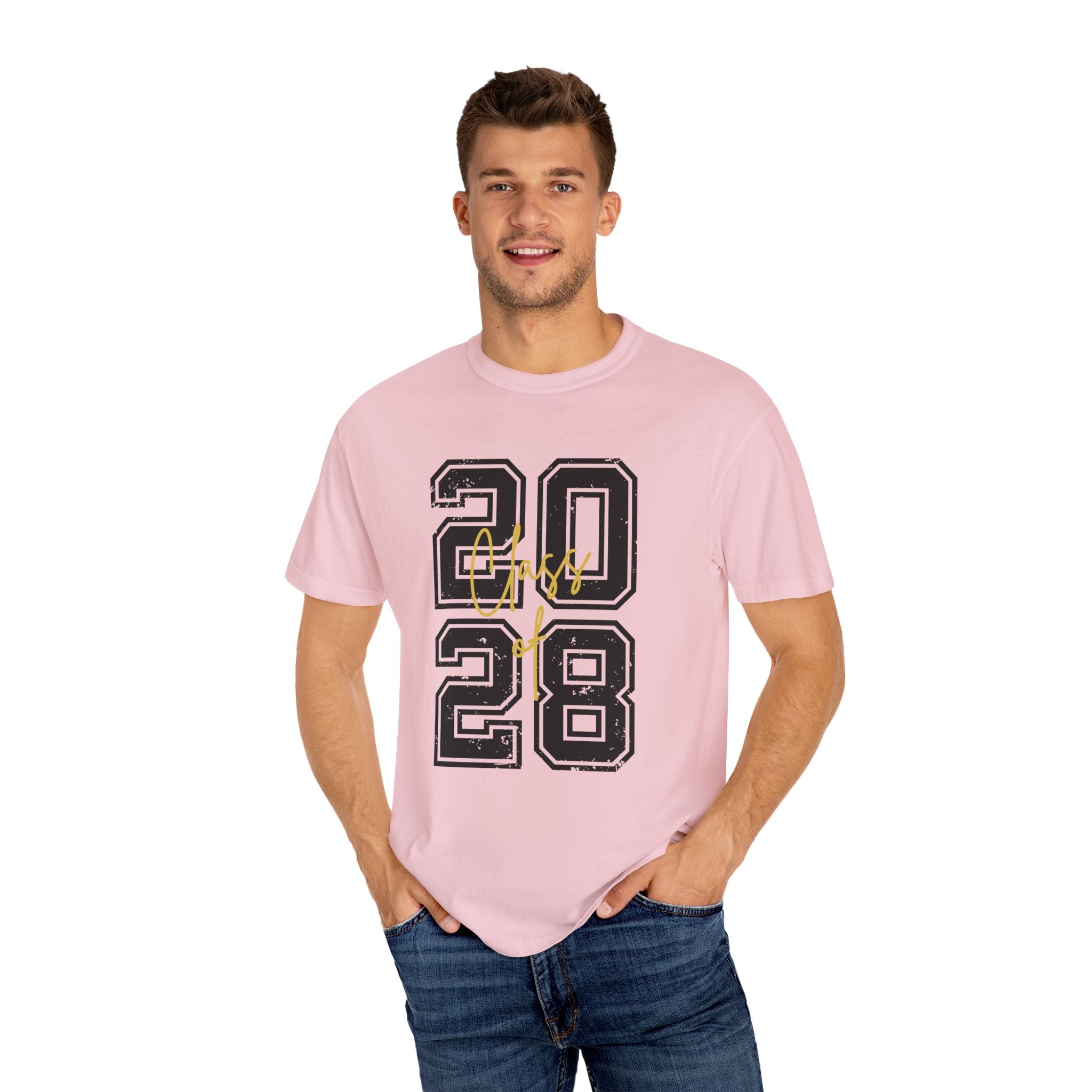 Graduation Unisex T-Shirt 2028 Customizable College Tee High School Graduation Gift Trendy Casual Wear - T-Shirt