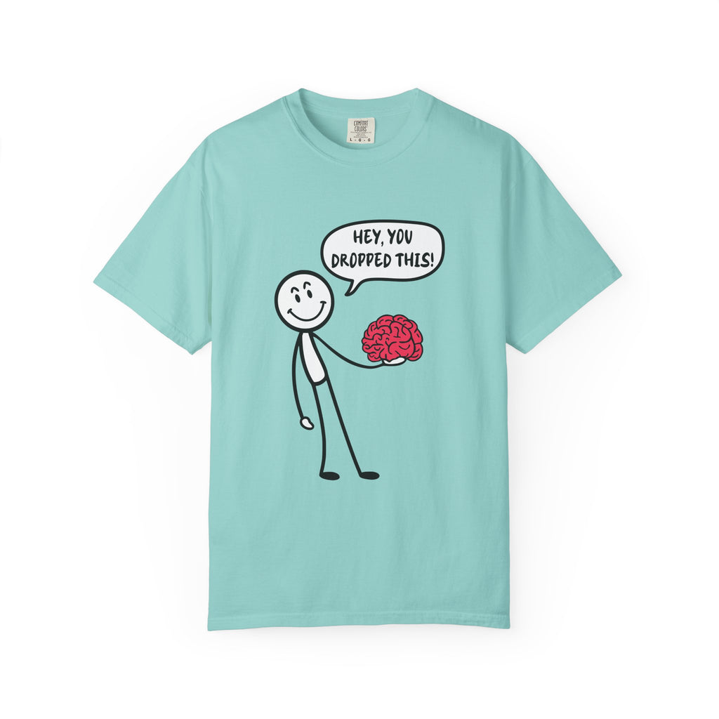 Brainy Humor Graphic Tee | Funny Nerdy Gift Idea - Chalky Mint / S - T-Shirt
