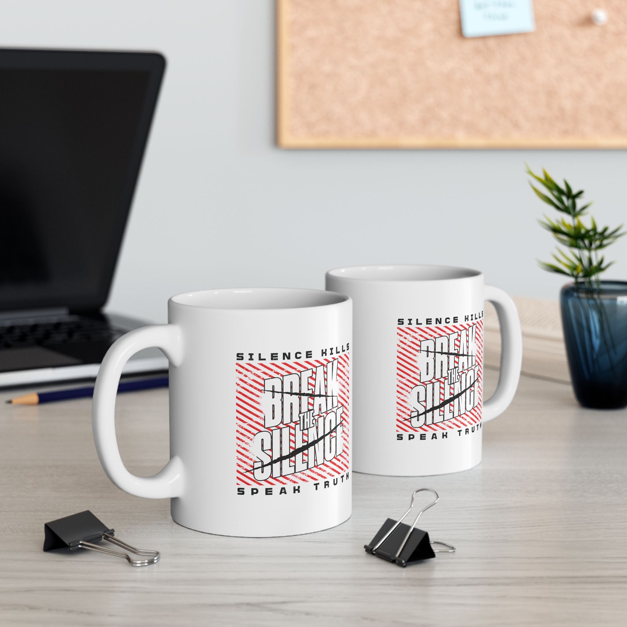 Break the Silence Ceramic Mug