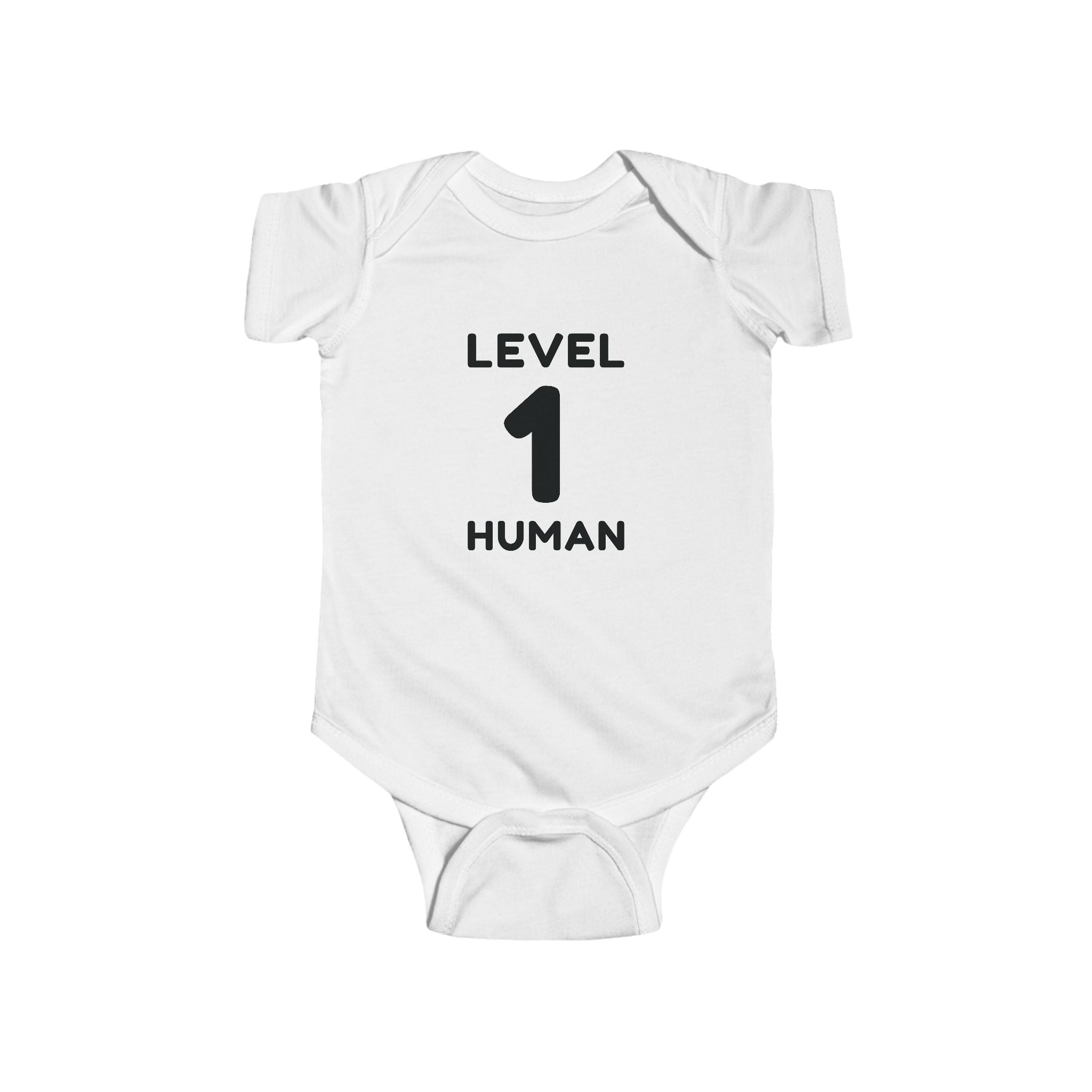 Level 1 Human Baby Bodysuit | Anime & Isekai Fan Onesie