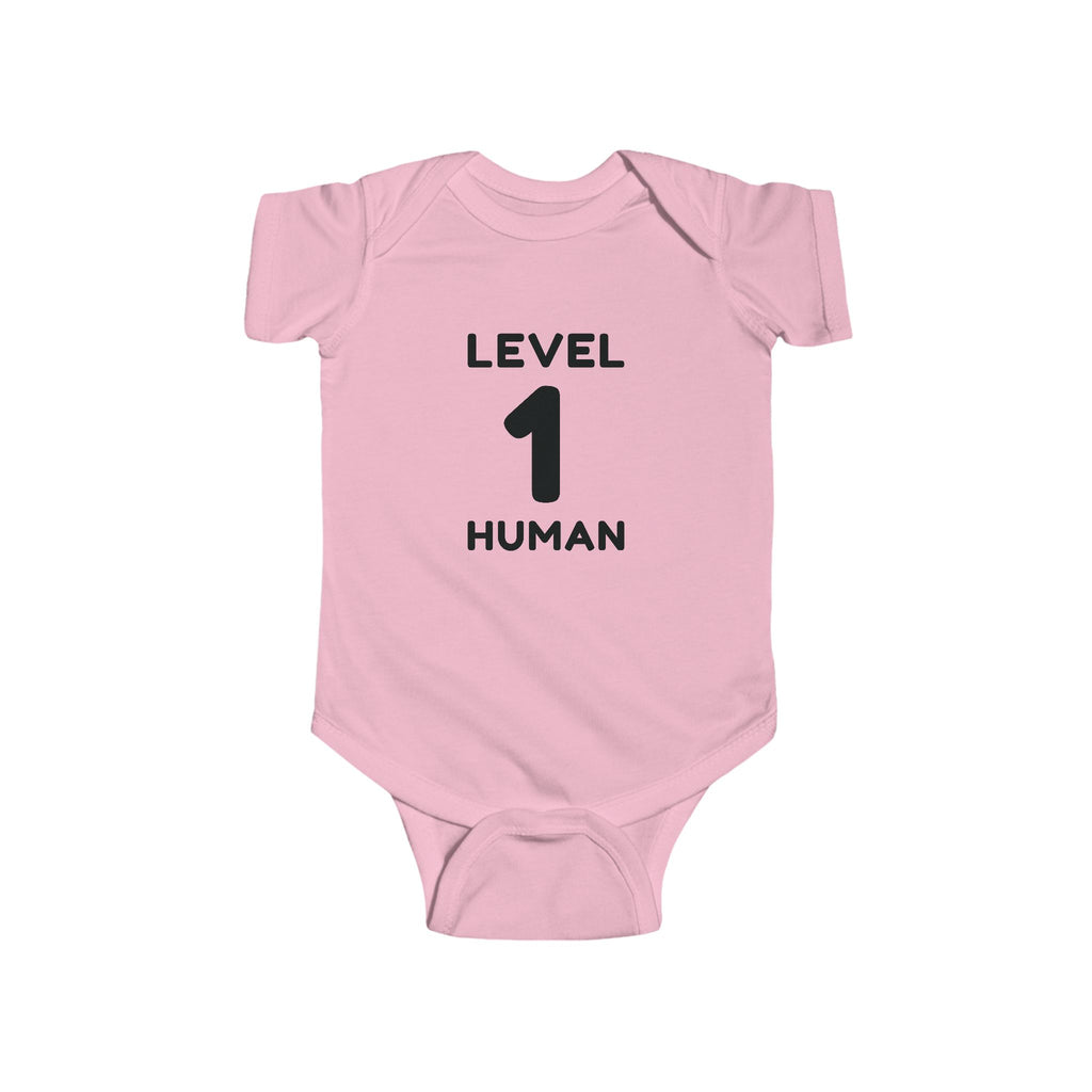 Level 1 Human Baby Bodysuit | Anime & Isekai Fan Onesie