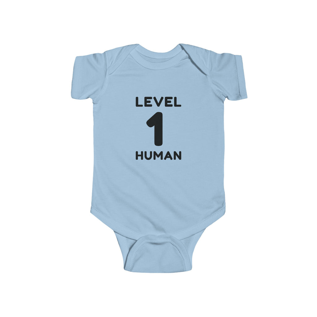 Level 1 Human Baby Bodysuit | Anime & Isekai Fan Onesie