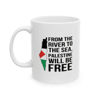Palestine Freedom Ceramic Mug - 11oz