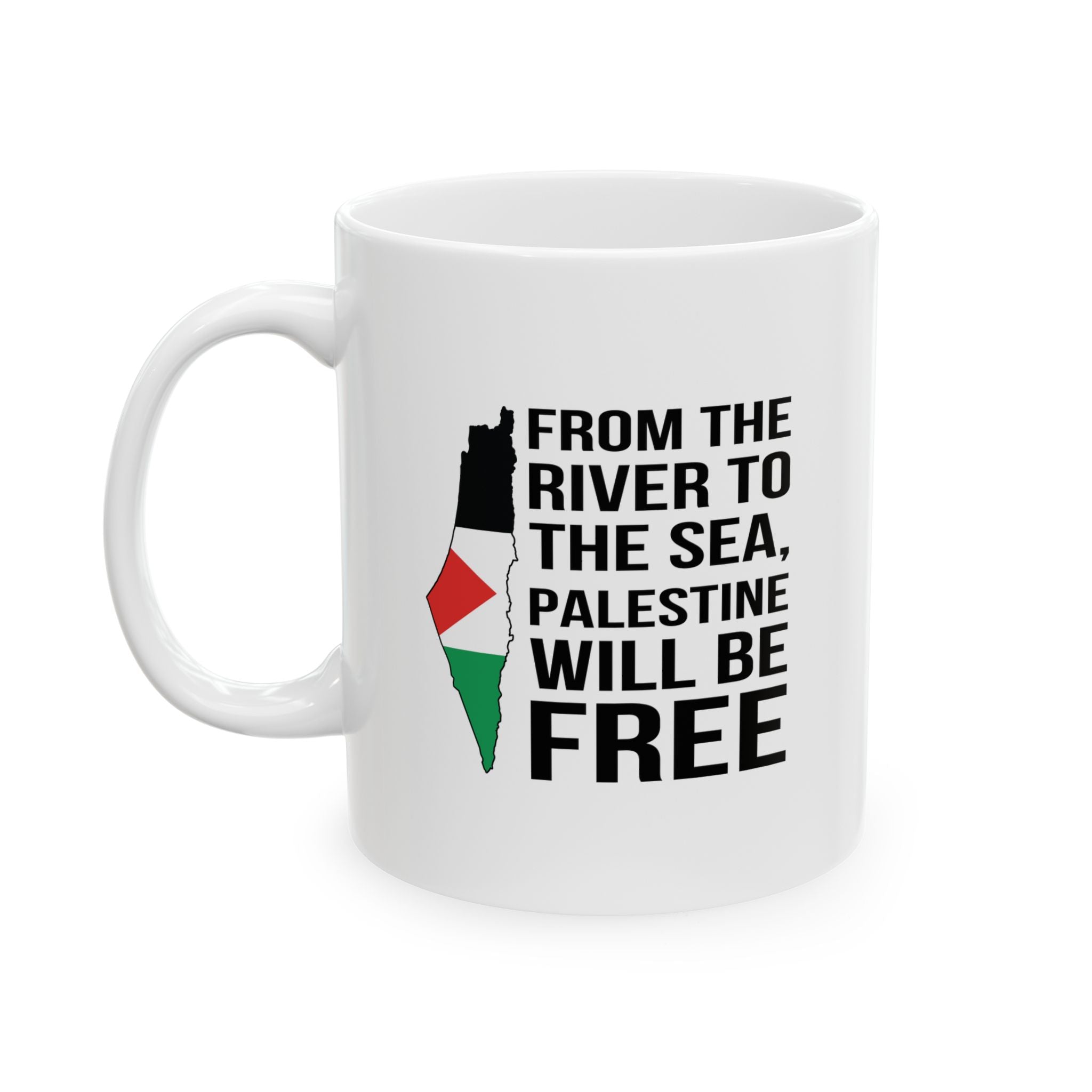 Palestine Freedom Ceramic Mug - 11oz