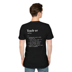 Teacher Definition T-Shirt (V2 - Back Print) - T-Shirt