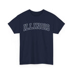 Illinois Vintage Varsity Unisex T-shirt - Navy / S - T-Shirt