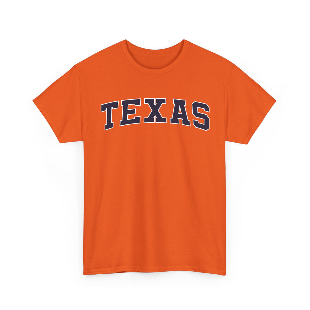 Texas Vintage Varsity Unisex T-shirt - Orange / S - T-Shirt