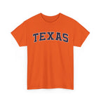 Texas Vintage Varsity Unisex T-shirt - Orange / S - T-Shirt