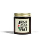 Palestine Freedom Scented Candles - 4oz / Amber / Unscented - Home Decor
