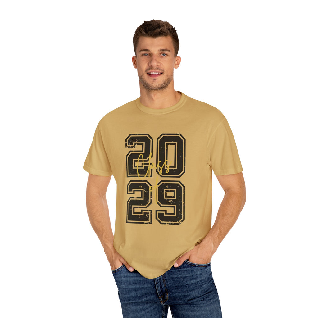 Class of 2029 Vintage Unisex T-Shirt Trendy Graphic Tee for Celebrations Comfortable Everyday Wear Unique Gift Idea