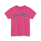 New Jersey Vintage Varsity Unisex T-shirt - Heliconia / S - T-Shirt