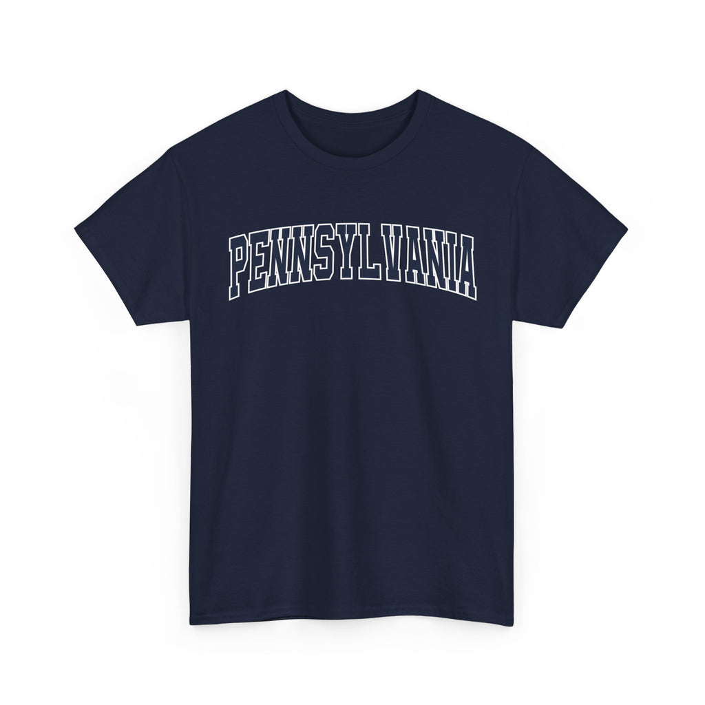 Pennsylvania Vintage Varsity Unisex T-shirt - Navy / S - T-Shirt