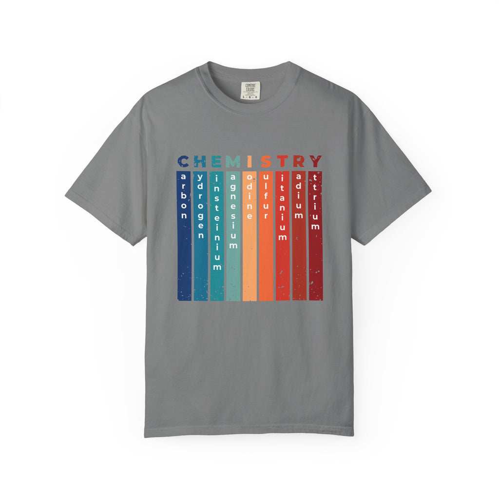 Vintage Chemistry T-Shirt | Retro Science Lover Tee - Grey / S