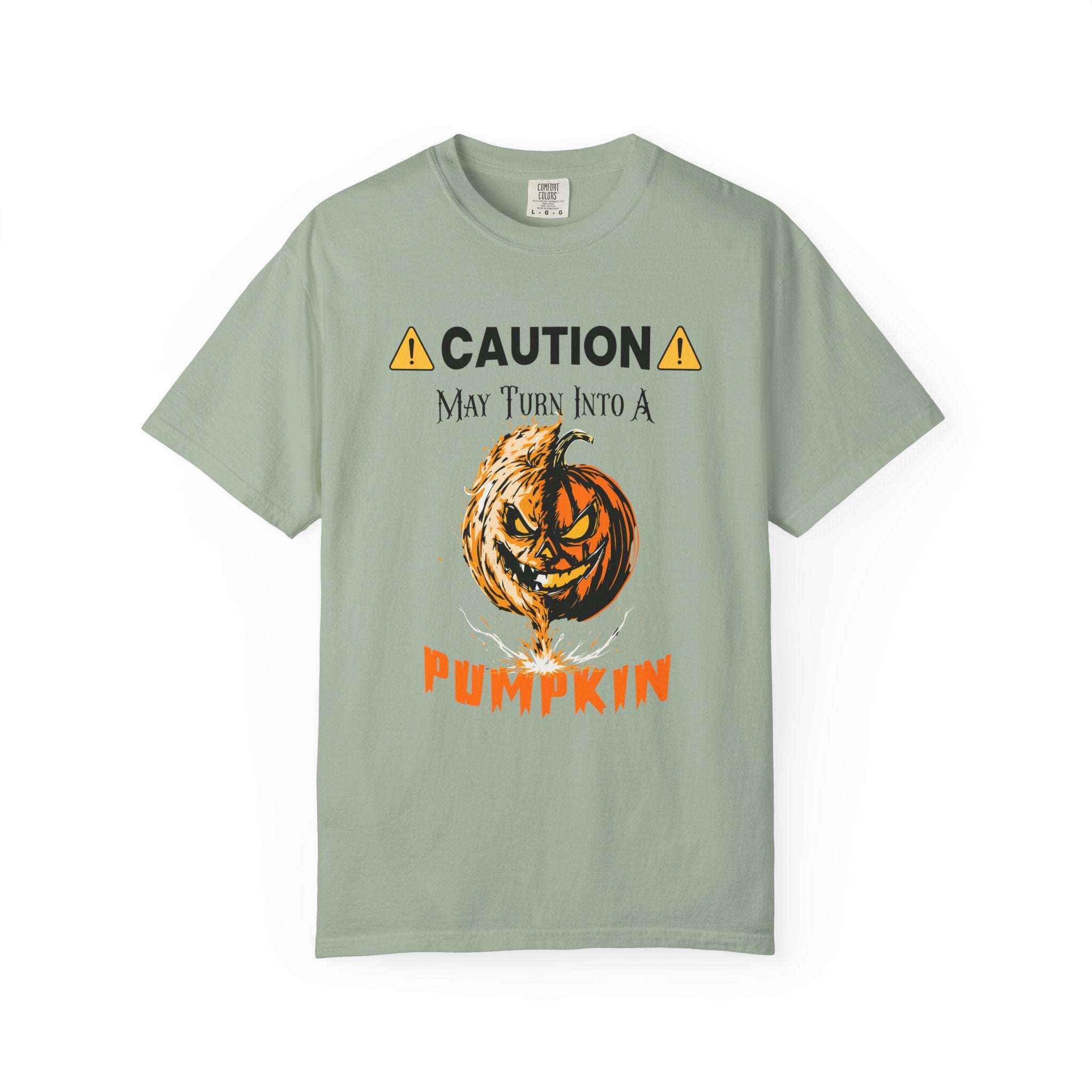 ⚠️ Caution: May Turn Into a Pumpkin T-Shirt - Bay / S - T-Shirt