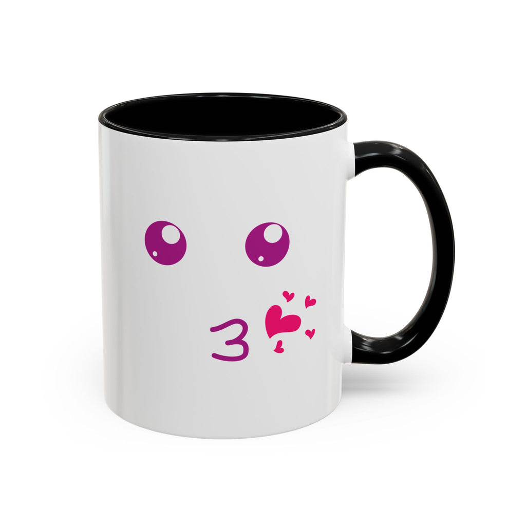 Cute Kiss Smiley Face Mug | XOXO Coffee Cup