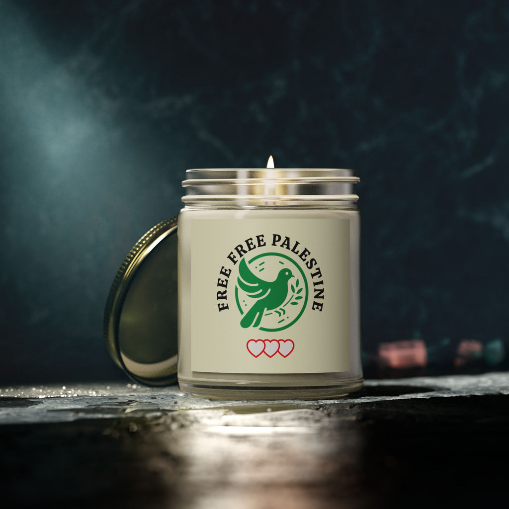 Free Palestine Scented Candles - Home Decor