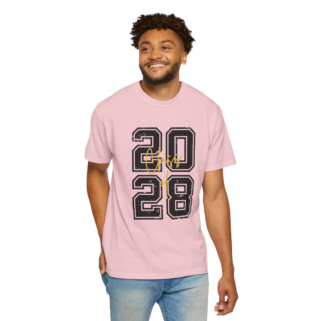 Graduation Unisex T-Shirt 2028 Customizable College Tee High School Graduation Gift Trendy Casual Wear - T-Shirt