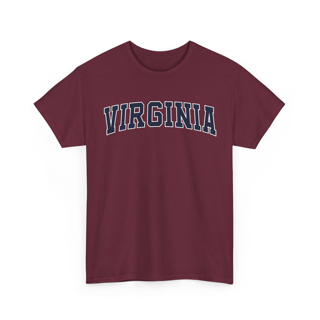 Virginia Vintage Varsity Unisex T-shirt - Maroon / S - T-Shirt
