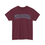 Virginia Vintage Varsity Unisex T-shirt - Maroon / S - T-Shirt