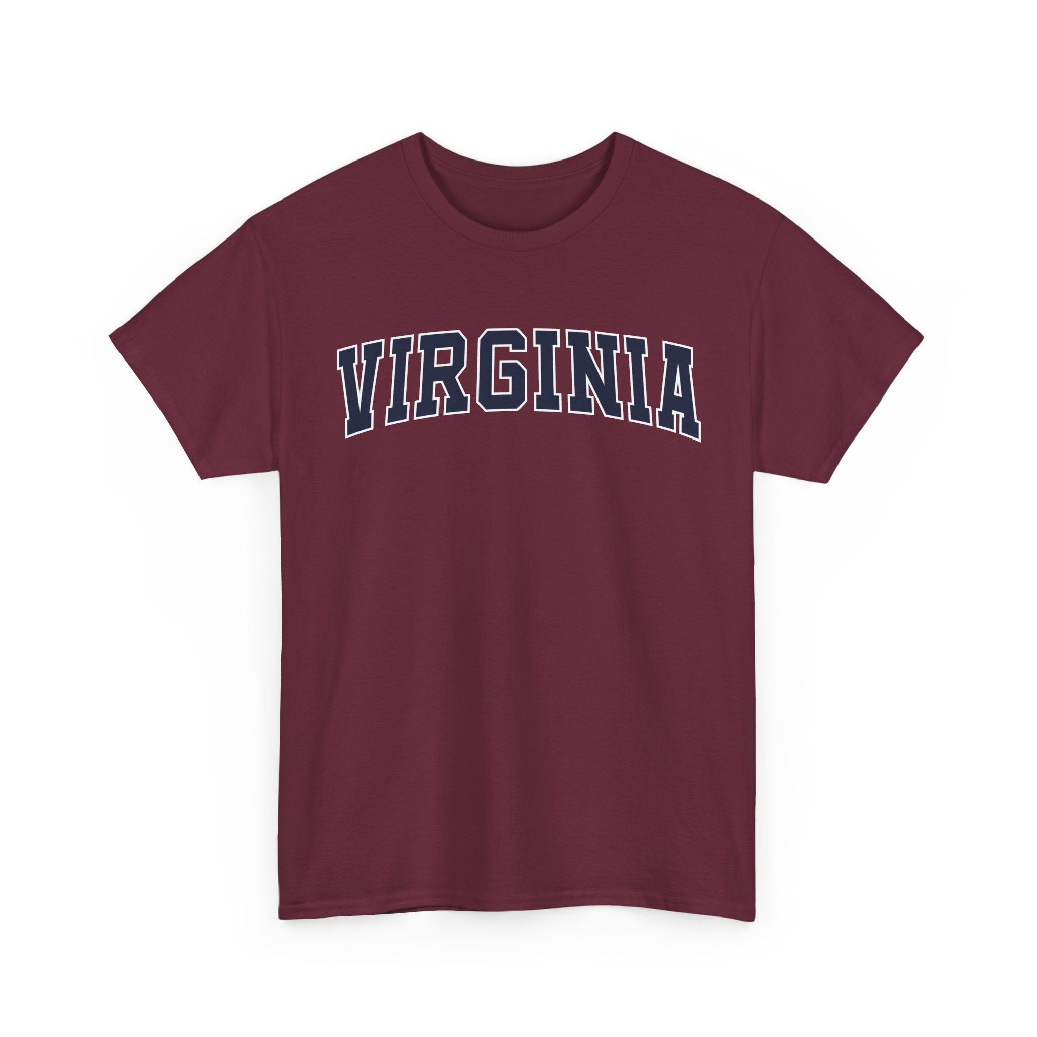 Virginia Vintage Varsity Unisex T-shirt - Maroon / S - T-Shirt