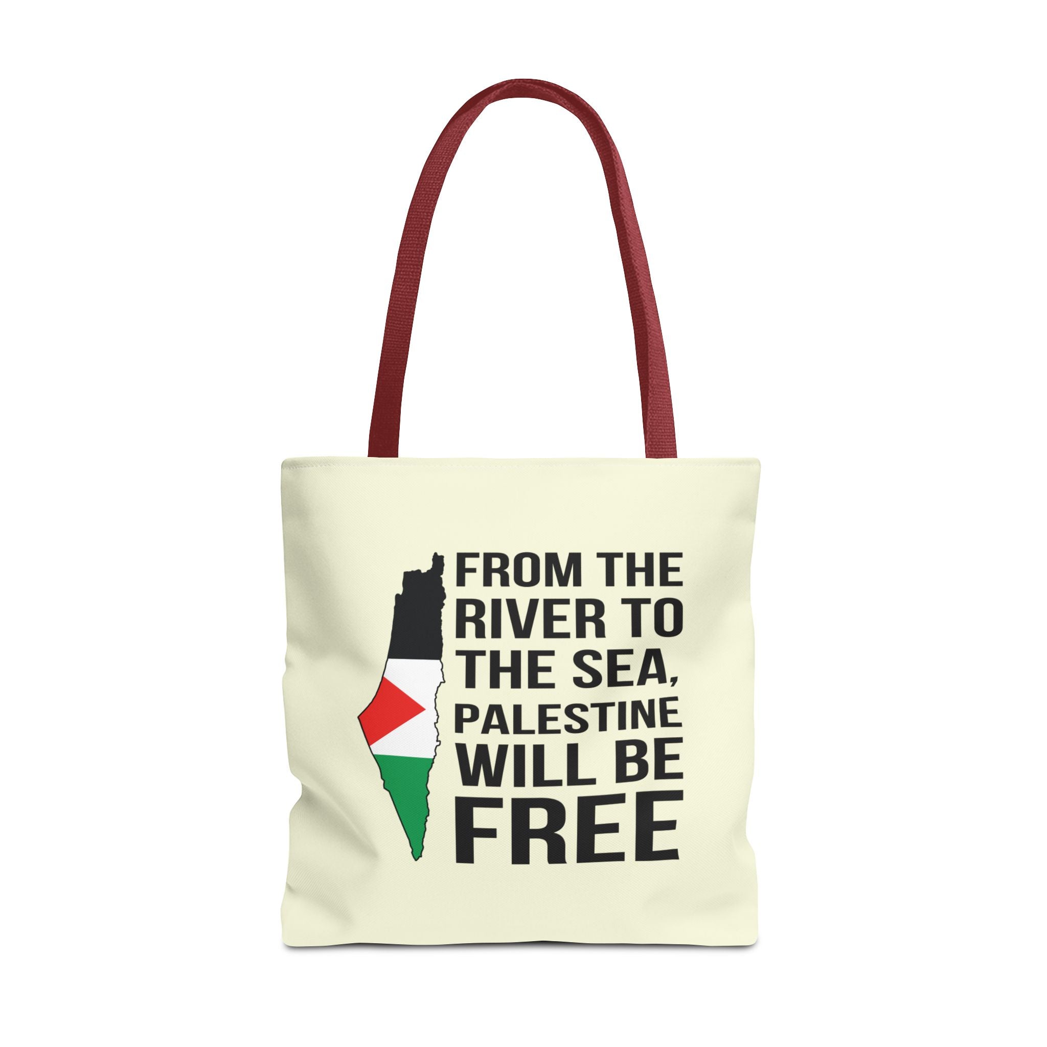 Palestine Pride Tote Bag - 18’’ × / Red - Bags
