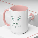 Cute Bunny Rabbit Accent Mug