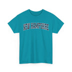 New Hampshire Vintage Varsity Unisex T-shirt - Tropical Blue / S - T-Shirt