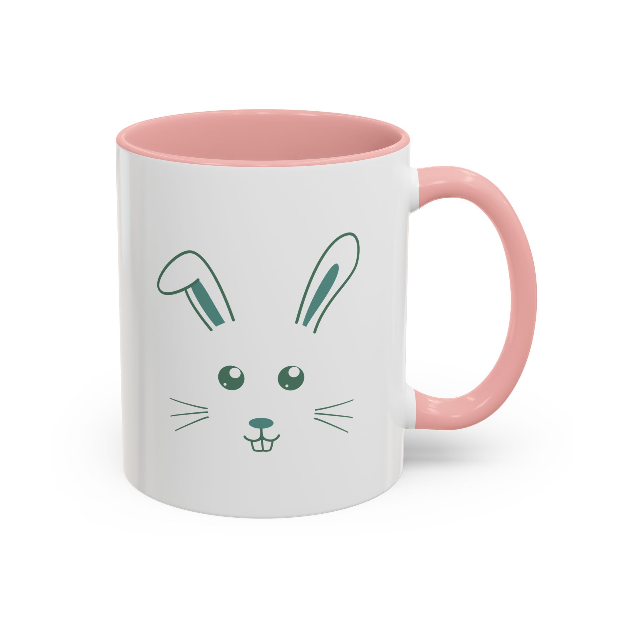 Cute Bunny Rabbit Accent Mug