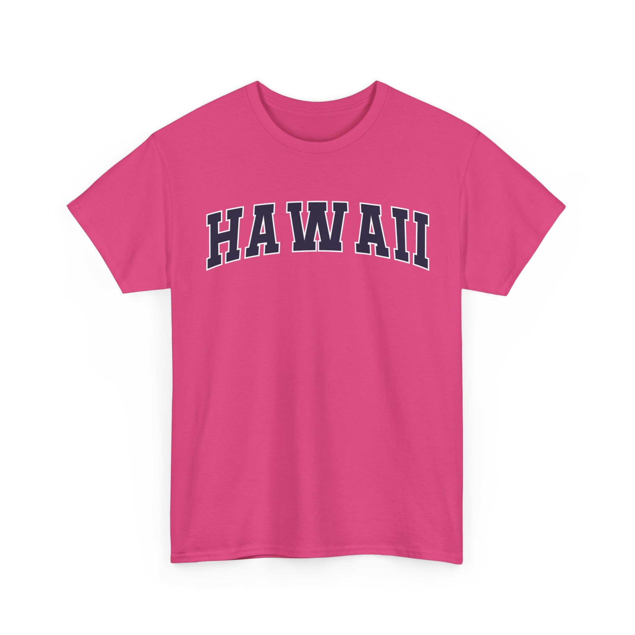 Hawaii Vintage Varsity Unisex T-shirt - Heliconia / S - T-Shirt
