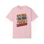 Learning is Fine Inspirational T-Shirt | Motivational Student & Teacher Gift - Blossom / S