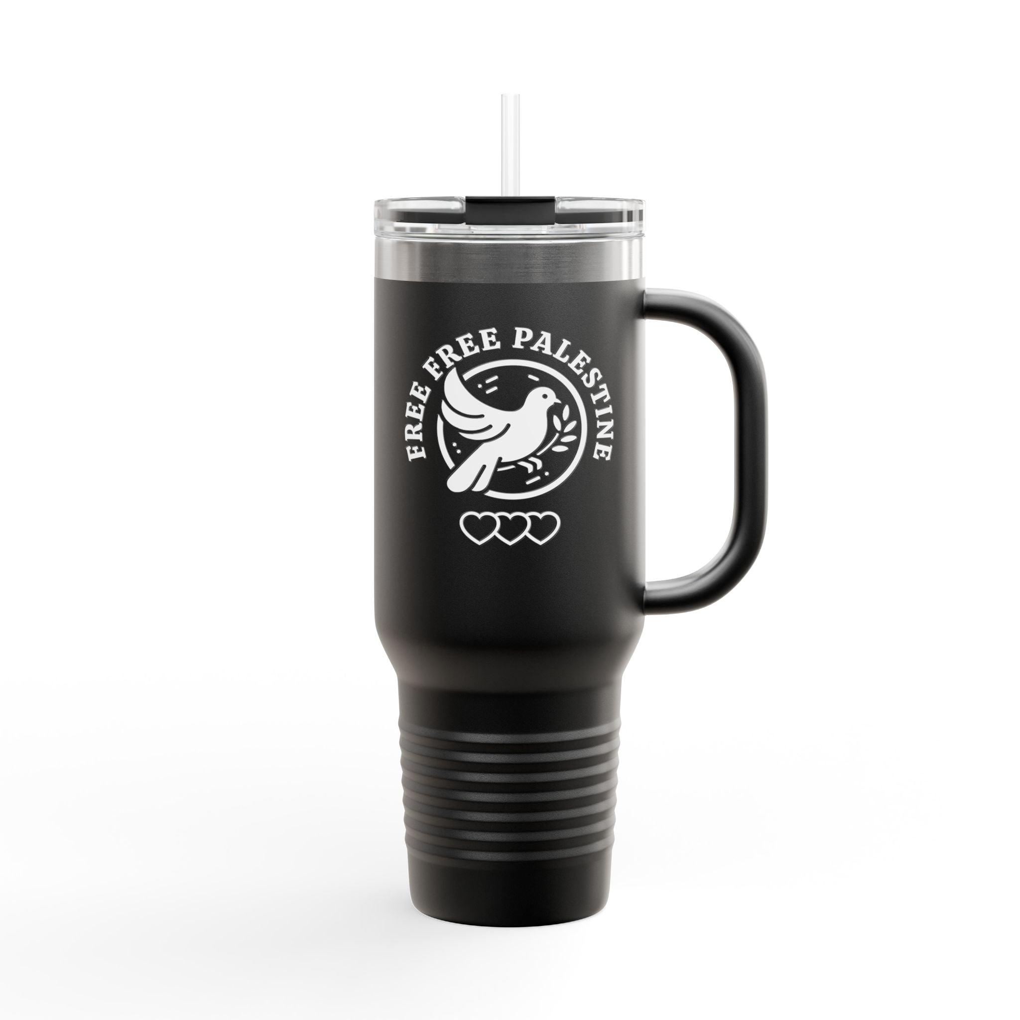 Free Palestine Insulated Travel Mug