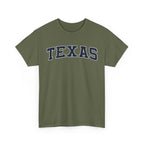 Texas Vintage Varsity Unisex T-shirt - Military Green / S - T-Shirt