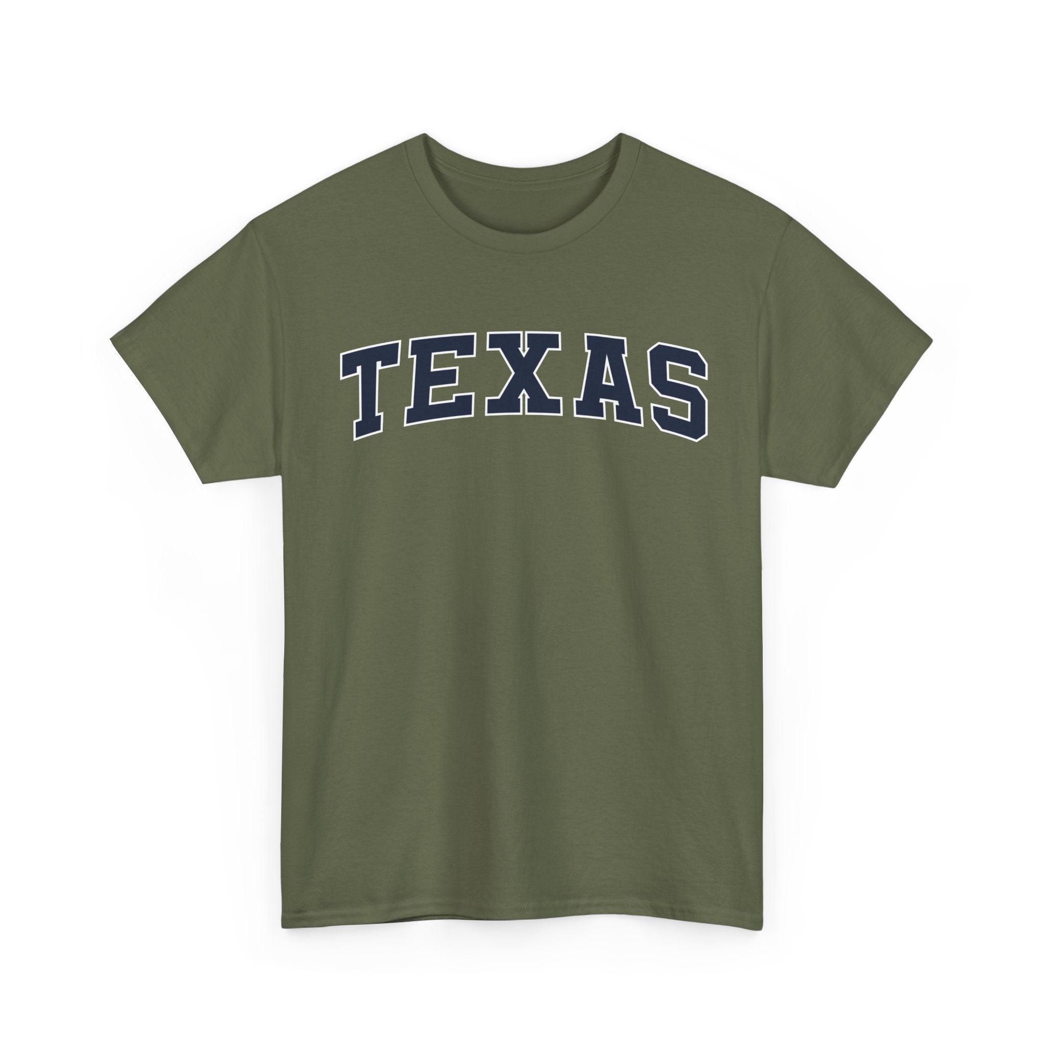 Texas Vintage Varsity Unisex T-shirt - Military Green / S - T-Shirt