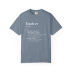 Teacher Definition T-Shirt (V1) - Blue Jean / S - T-Shirt