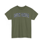 South Dakota Vintage Varsity Unisex T-shirt - Military Green / S - T-Shirt
