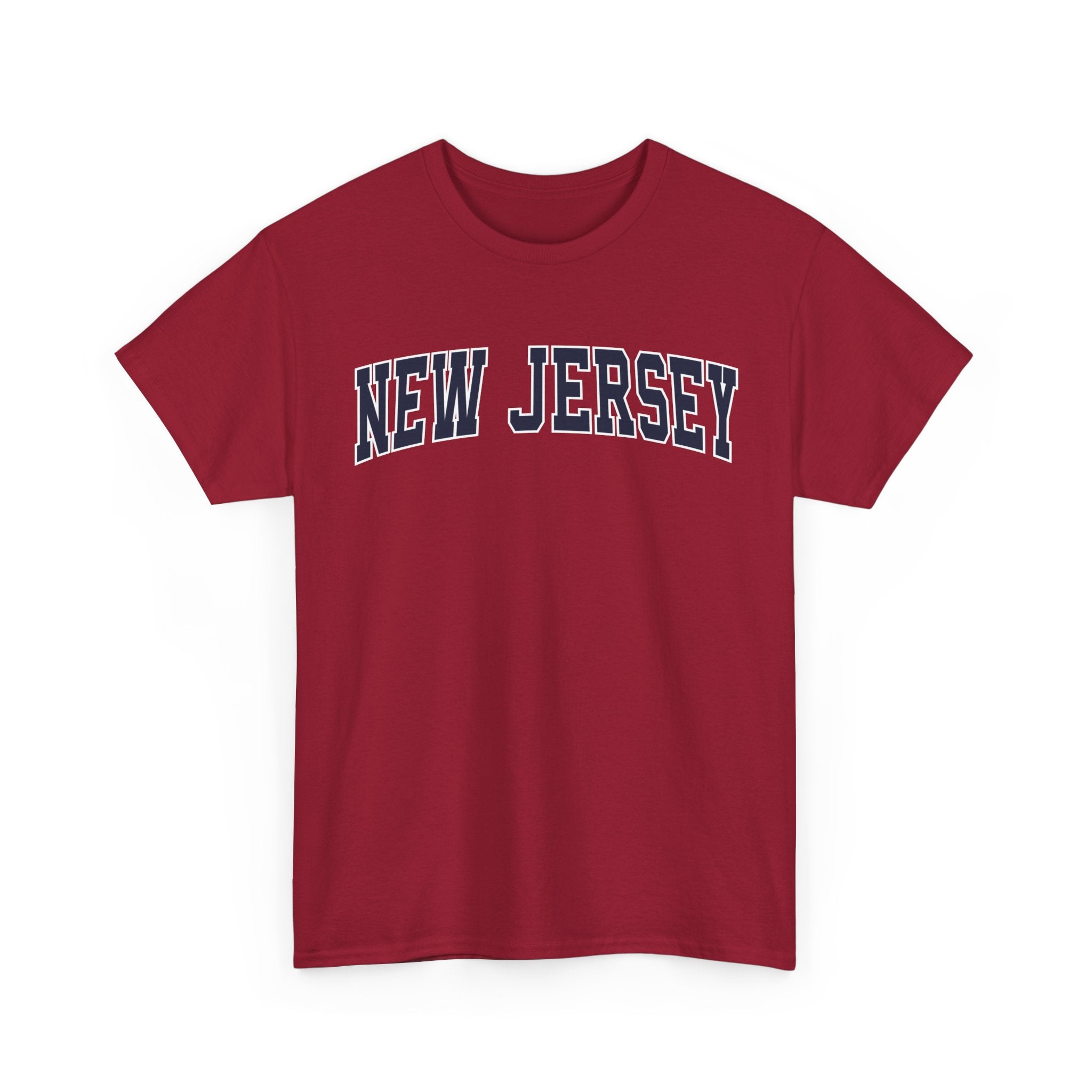 New Jersey Vintage Varsity Unisex T-shirt - Cardinal Red / S - T-Shirt