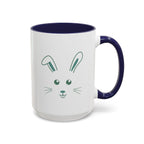 Cute Bunny Rabbit Accent Mug