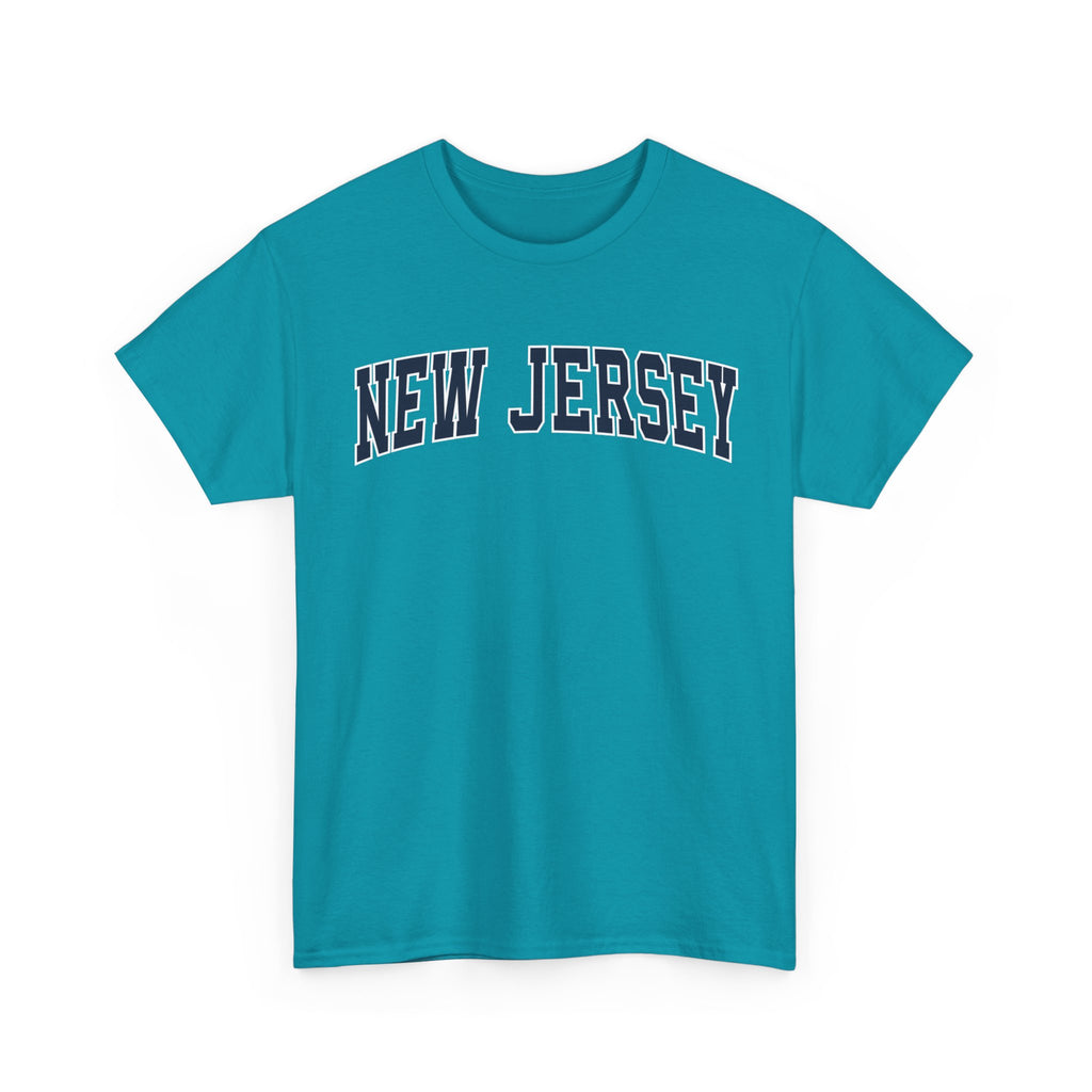 New Jersey Vintage Varsity Unisex T-shirt - Tropical Blue / S - T-Shirt