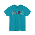 New Jersey Vintage Varsity Unisex T-shirt - Tropical Blue / S - T-Shirt