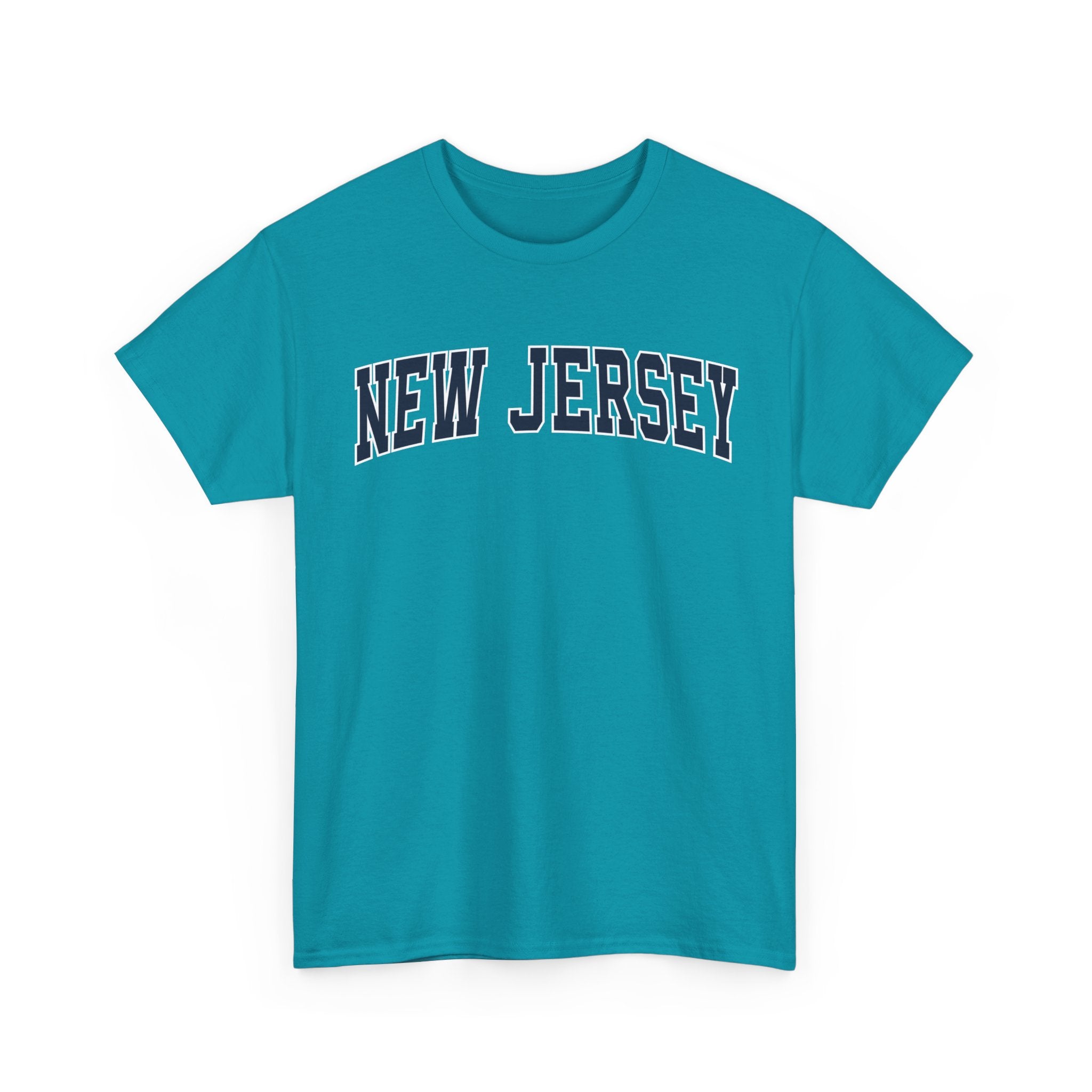 New Jersey Vintage Varsity Unisex T-shirt - Tropical Blue / S - T-Shirt