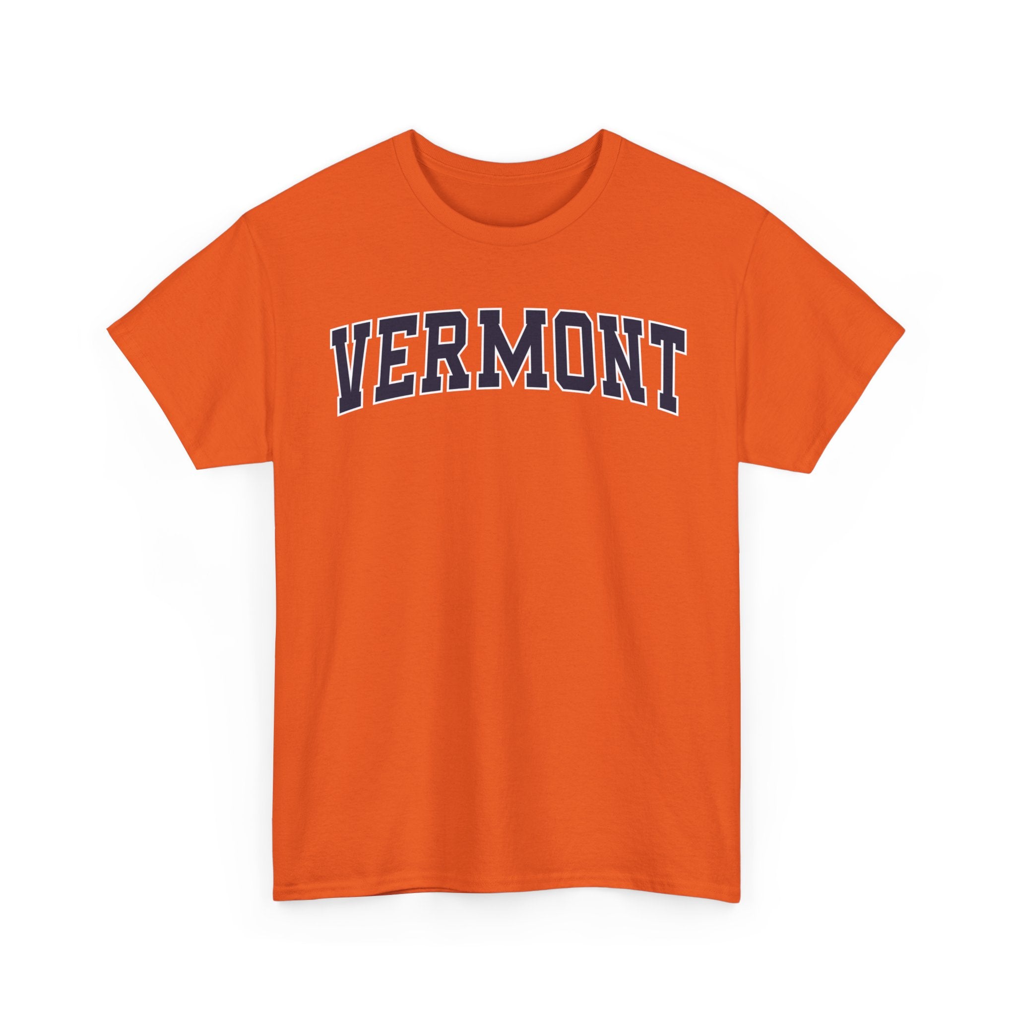 Vermont Vintage Varsity Unisex T-shirt - Orange / S - T-Shirt