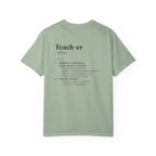 Teacher Definition T-Shirt (V1 - Back Print) - Bay / S - T-Shirt
