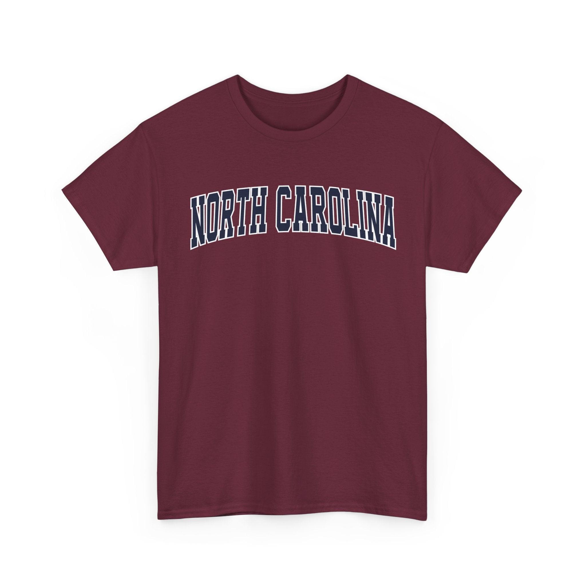 North Carolina Vintage Varsity Unisex T-shirt - Maroon / S - T-Shirt